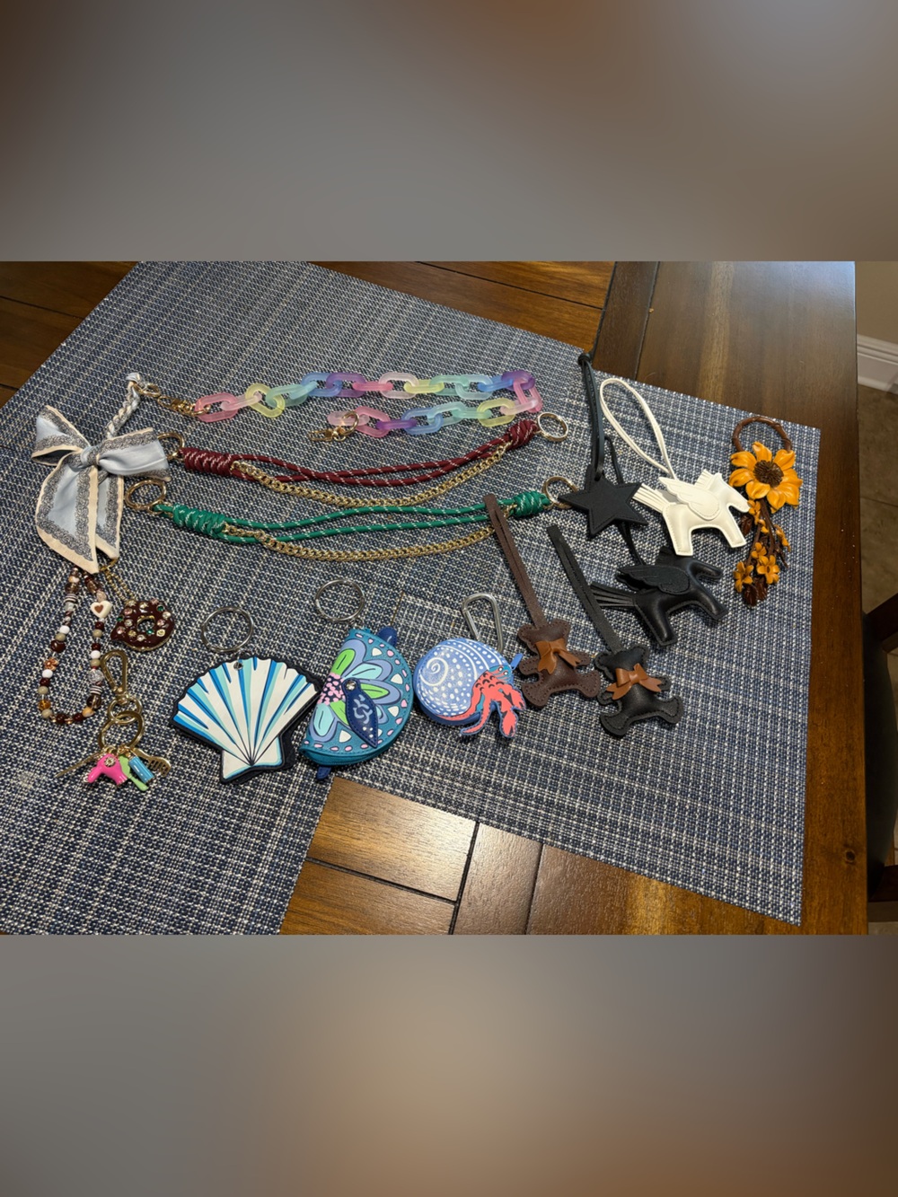 Colorful Assorted Bag Charms and Keychains - Multicolor - Picture 1 of 4